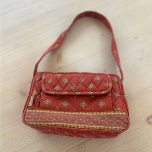 Quilted Red and Yellow Women's Bag
